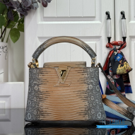 LV Capucines Mini (Taurillon Leather with Jewel-Encrusted Ha1:1High-quality replica
