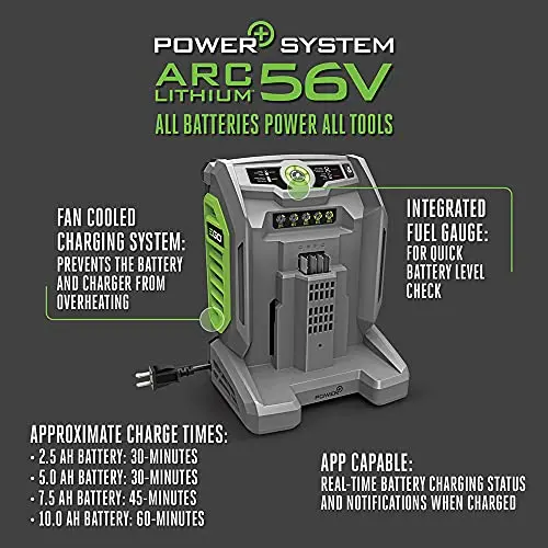 EGO Power+ 700W Turbo Charger, Black - CH7000 - Image 2 EGO Power+ 700W Turbo Charger, Black - CH7000 - Image 2