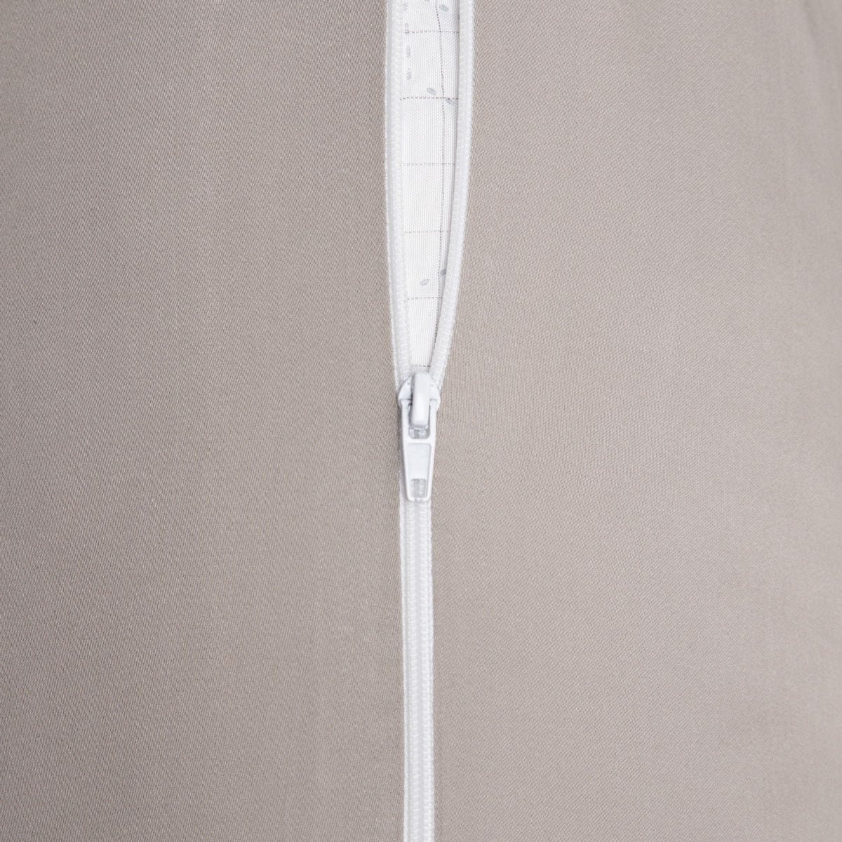 Zestaw dwóch poszewek BAMSA z satyny bambusowej szarych 2*70x80 cm