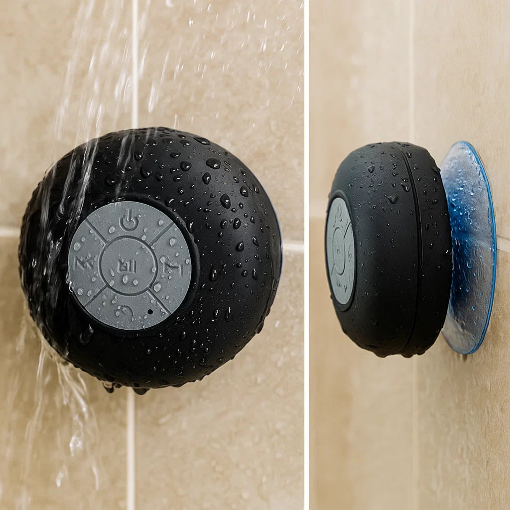 Waterdichte Bluetooth Doucheluidspreker met Diep Basgeluid – Compact en Ultradraagbaar