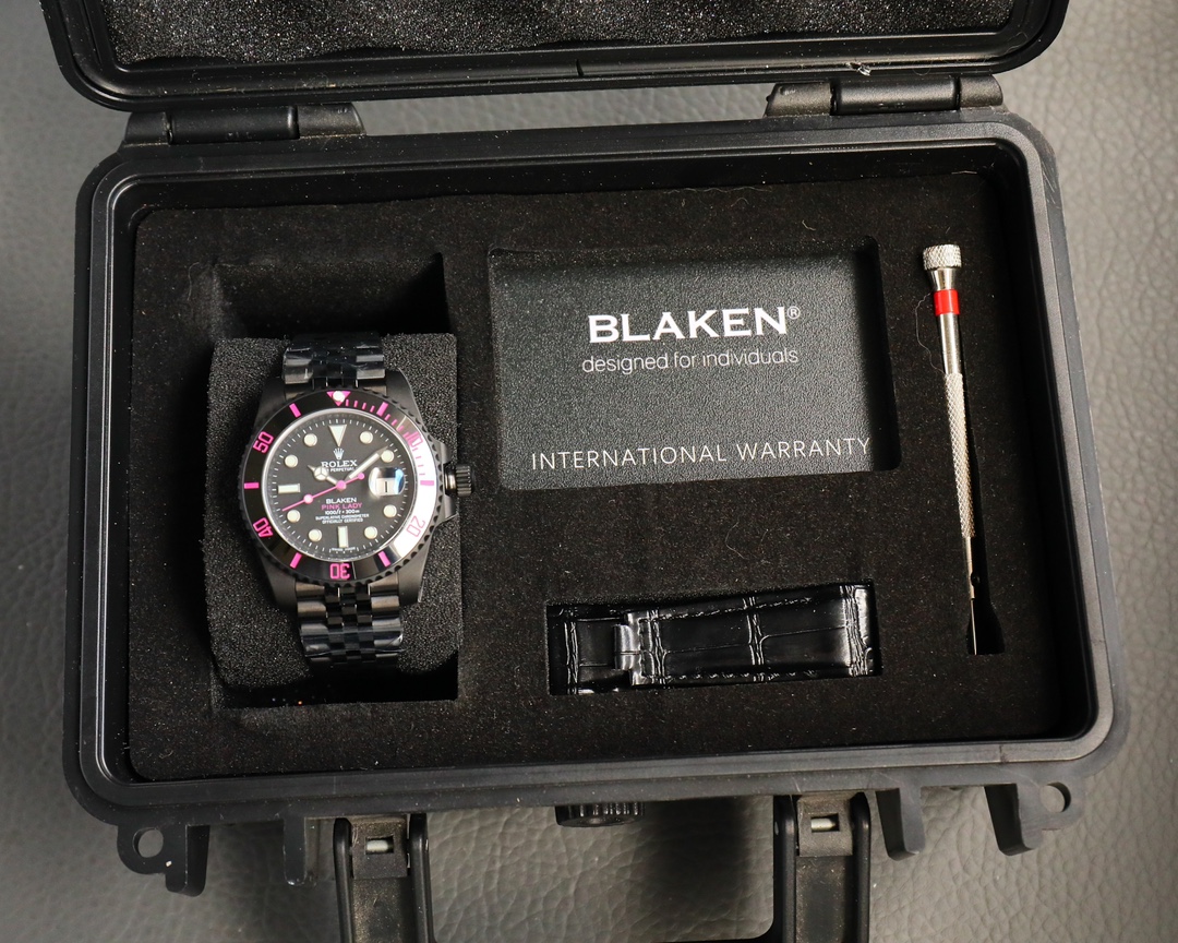 Rolex Dark Legend Submariner - DLC Black Finish - 40MM - Rose Red(1:1 replica) - Top club