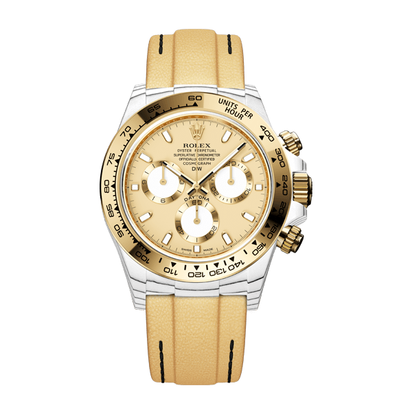 ROLEX Diw Daytona quartz fiber golden essence 40mm oyster black(1:1 replica) - Top club