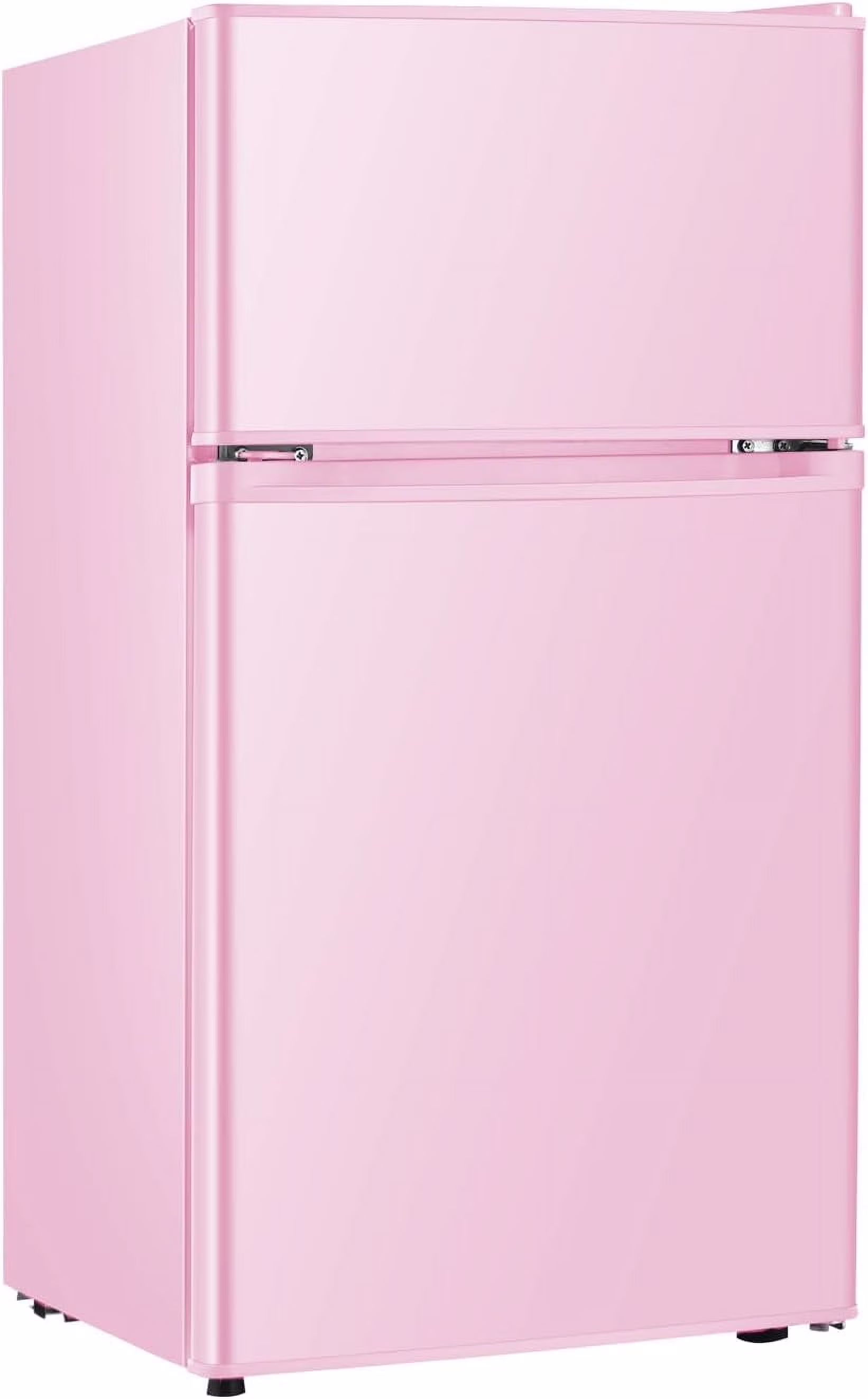 HUMSURE 3.2 Cu.Ft Pink Mini Fridge With Freezer, Compact Dorm Refrigerator, 2 Doors for Bedroom, Office, Kitchen, Apartment