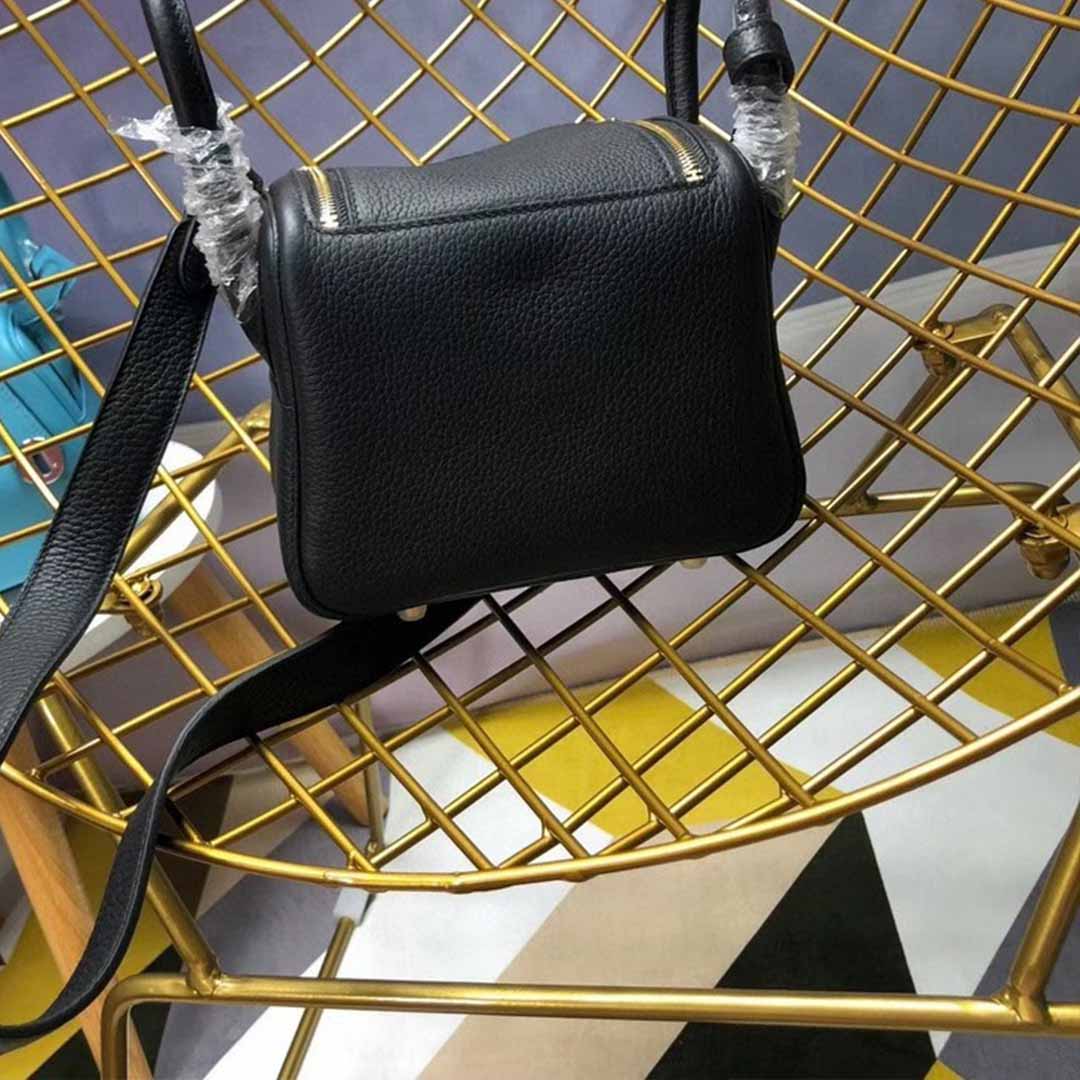 Replica Hermes Aaa-Lindy Mini Bag H079086Ck37 Black/Red/Grey1:1High-quality replica