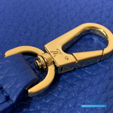 Royal Blue Pebbled Leather Mini Top Handle Handbag1:1High-quality replica