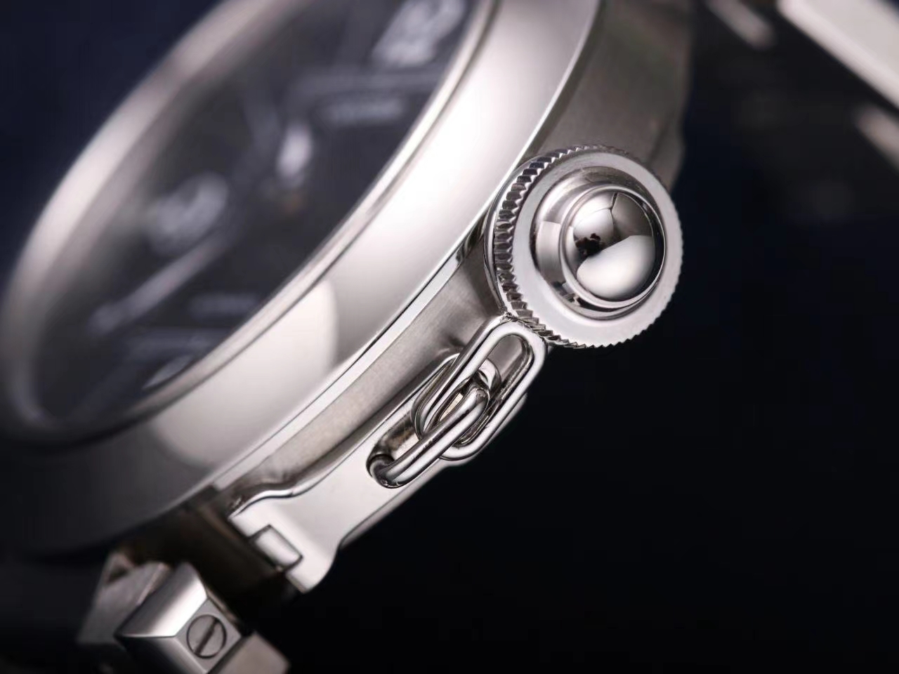 Cartier Pasha W31074M7 Ladies Automatic - Black(1:1 replica) - Top club