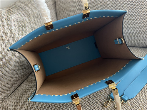 fendi sunshine tote medium blue - Replicaclubs