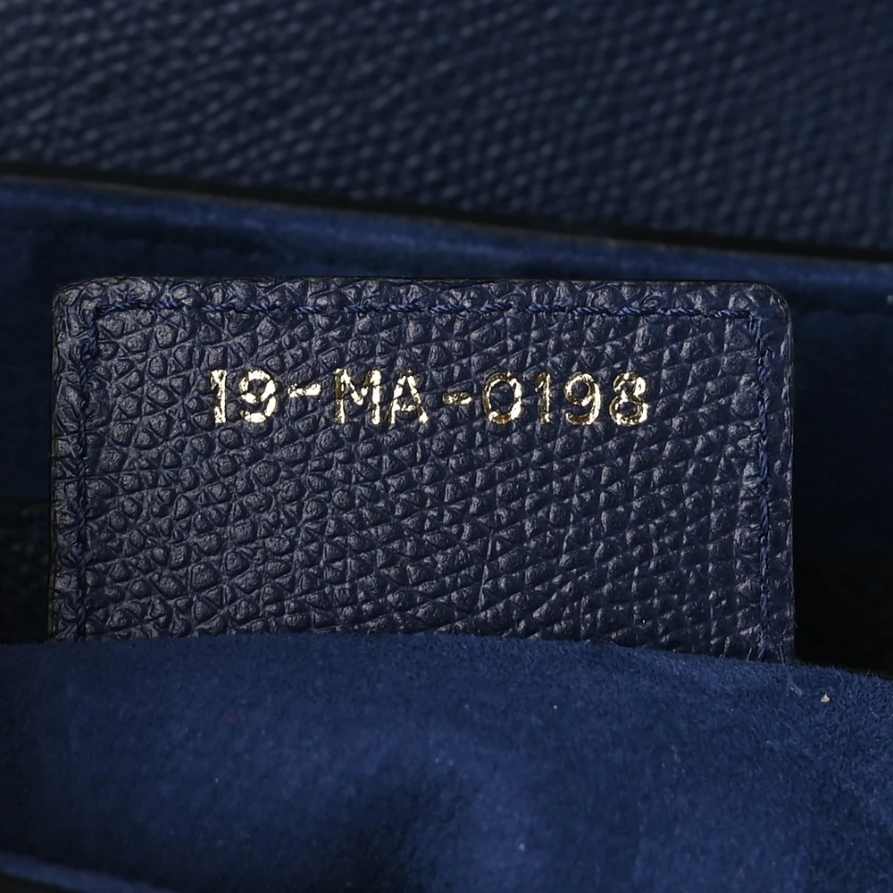 Superfake Dior Bag – Indigo Blue Grained Leather Saddle Edition1:1High-quality replica