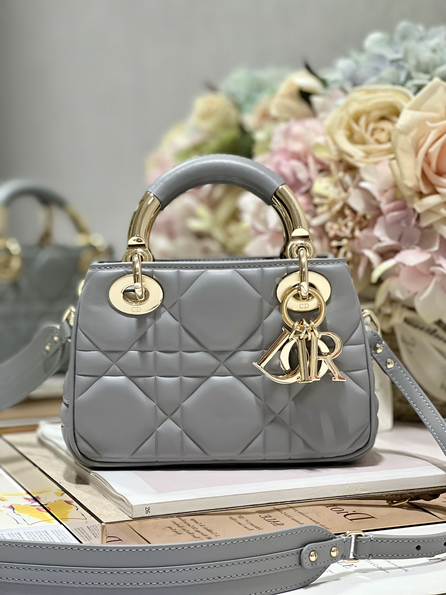 The Lady 95.22 Bag Black/White/Grey/Green For Women 7.5in/ 19cm1:1High-quality replica