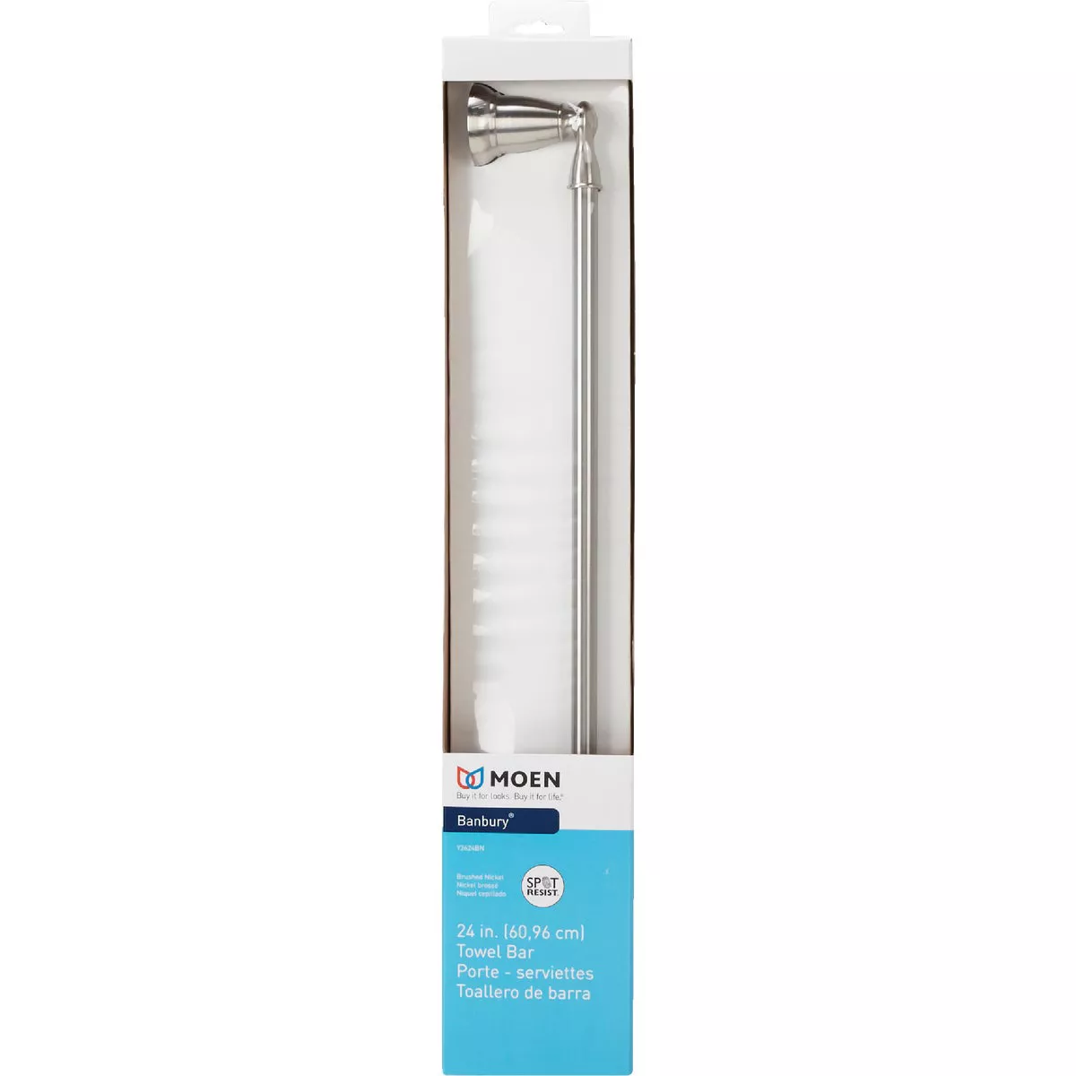Moen Banbury 24 In. Towel Bar, Brushed Nickel
