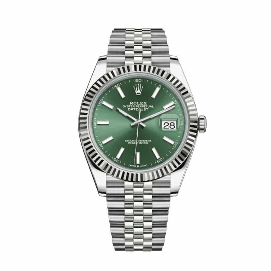 Datejust 36 Mint Green Dial Replica - Top club
