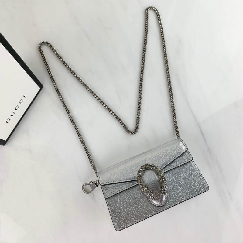 Replica Gucci Silver Dionysus Super Mini Bag 4764321:1High-quality replica