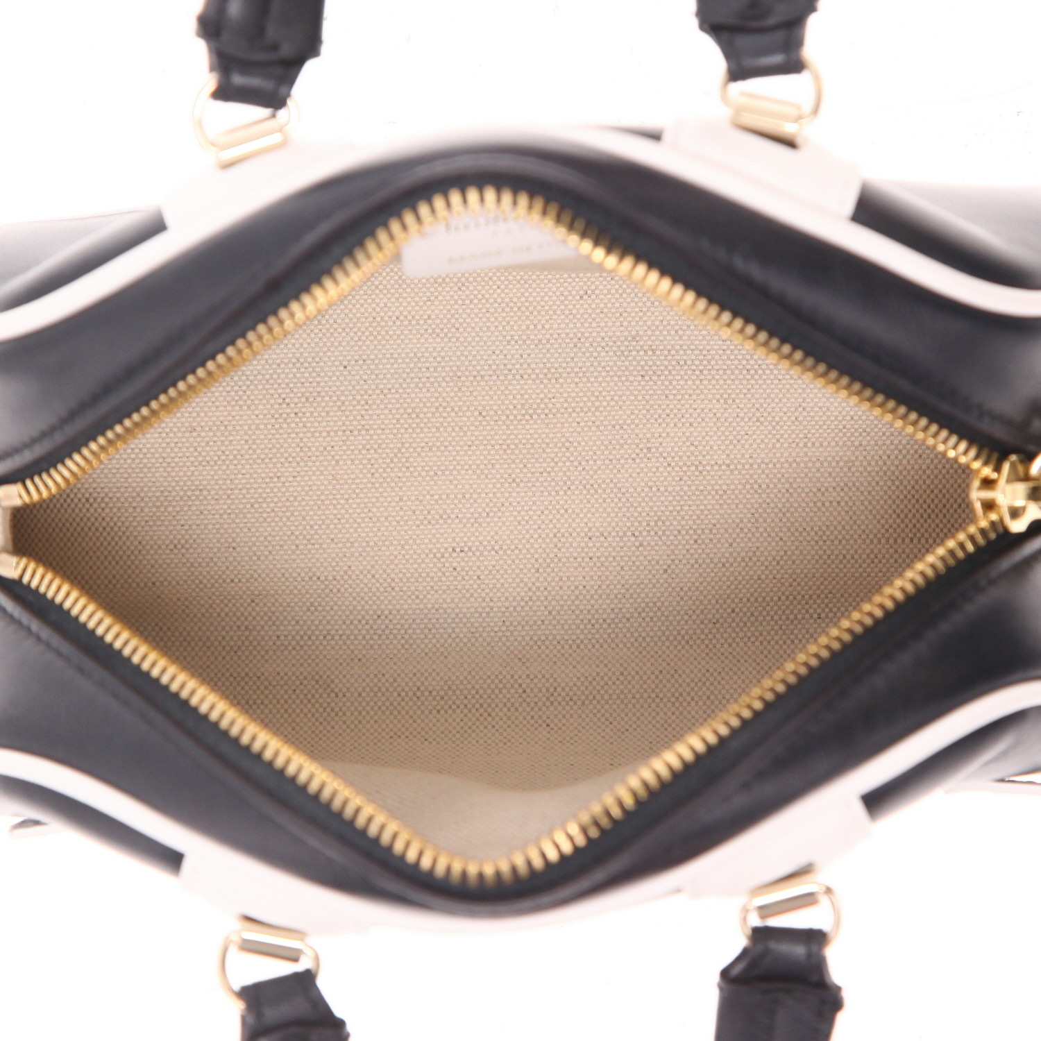 Dior Bowling handbag micro in blue and white leather1:1High-quality replica