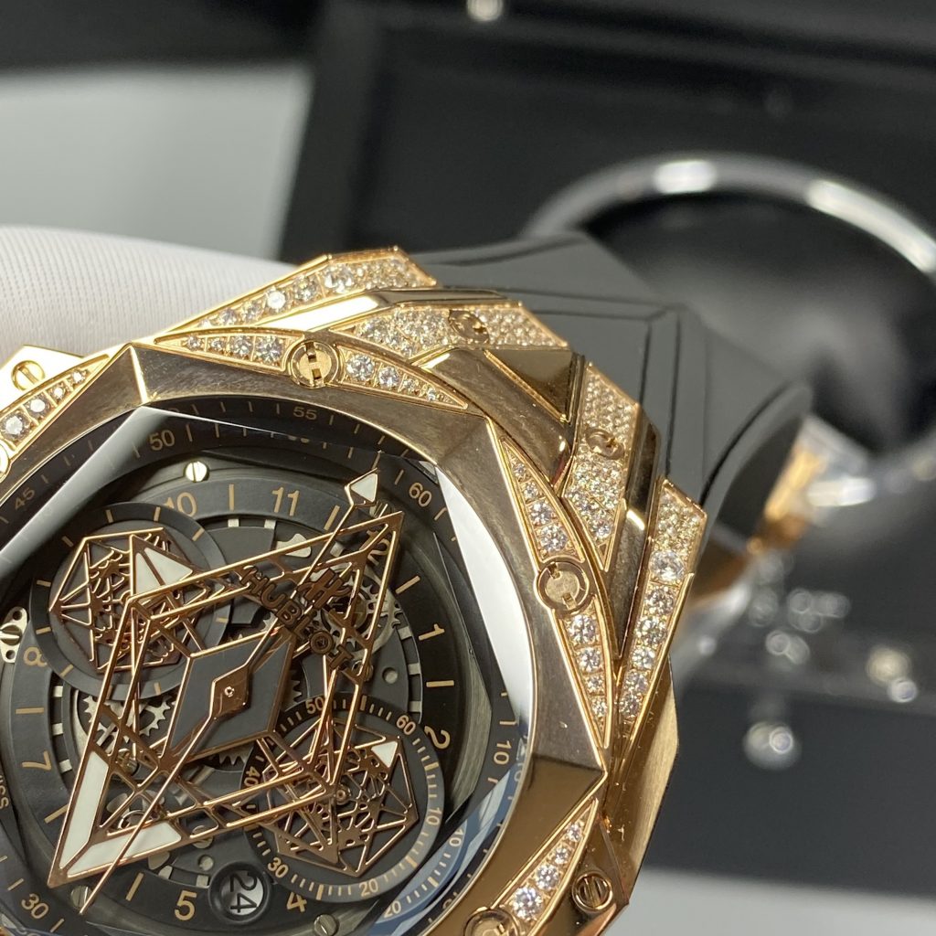 Hublot Fake Watch Big Bang Sang Bleu II King Gold HB Factory 44mm - Top club