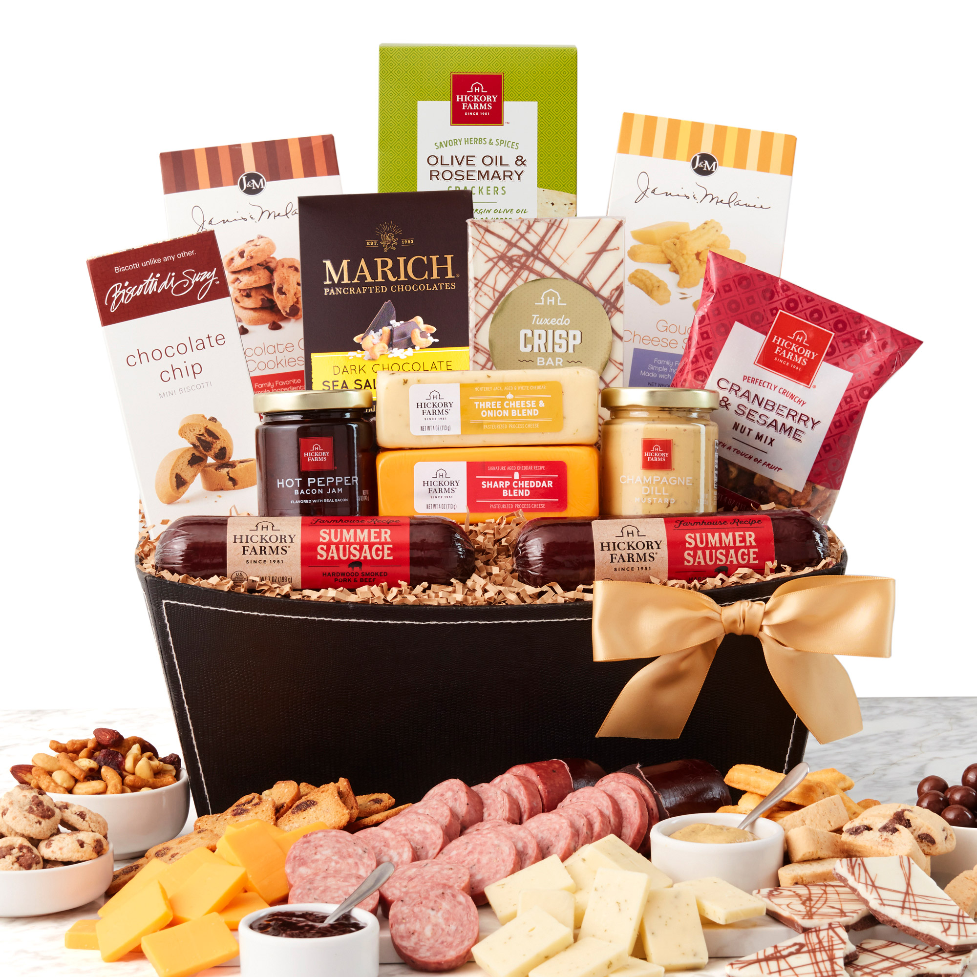 Hickory Farms Ultimate Party Snacks Gift Basket, 3.19 lbs Total - Image 2
