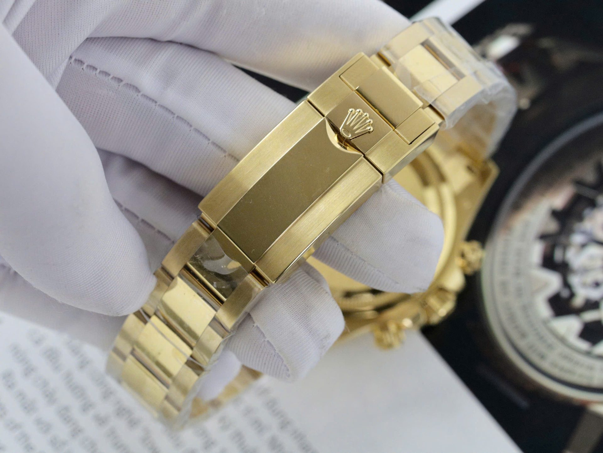 Rolex Best Replica Watch Daytona 126508 Yellow Dial Oyster Strap 40mm - Top club