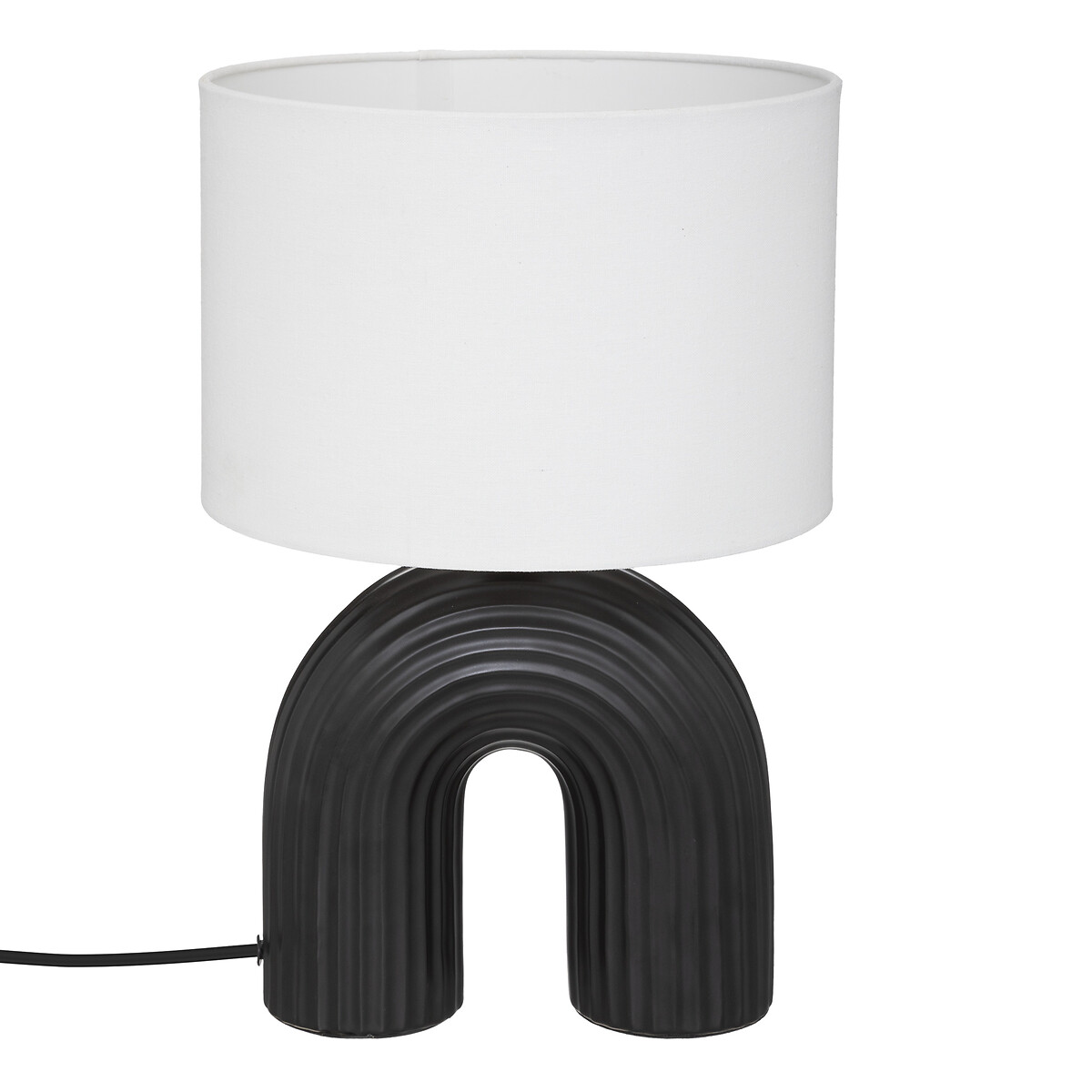 Lamp "Eidel", ceramic Black, 40.5 cm