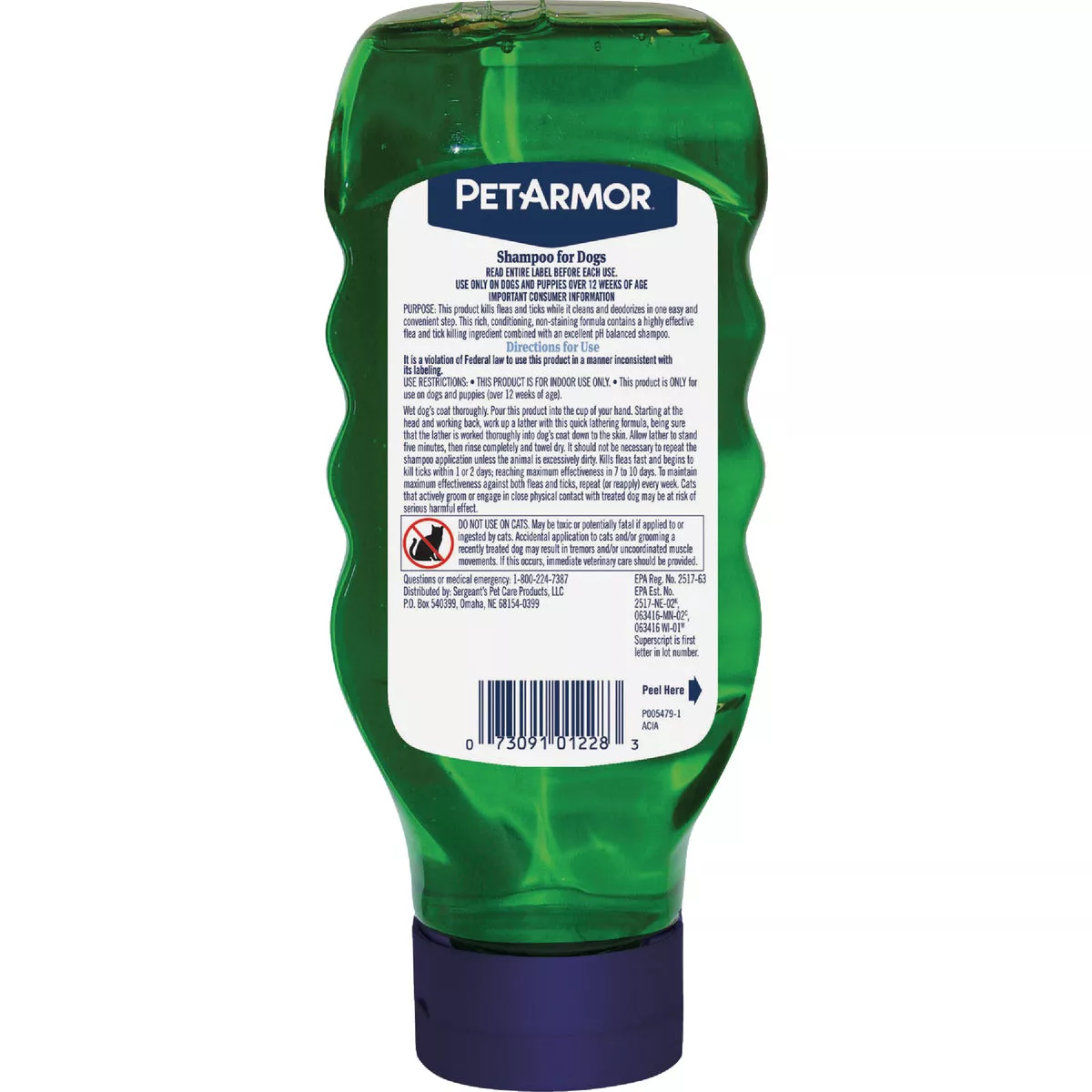 PetArmor 18 Oz. Sunwashed Linen Scent Flea & Tick Dog Shampoo