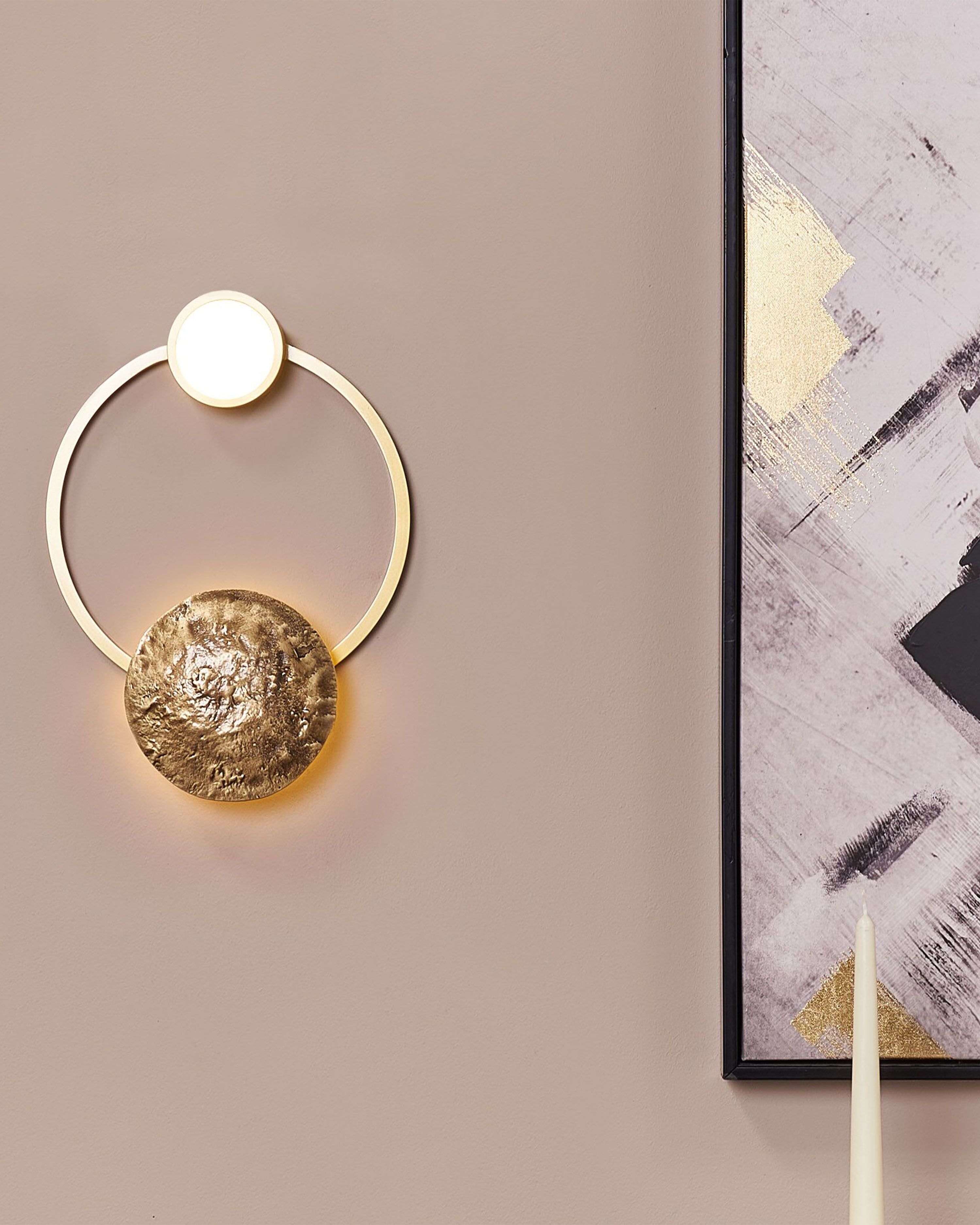 LED Wall Lamp PONUGA Metal Gold