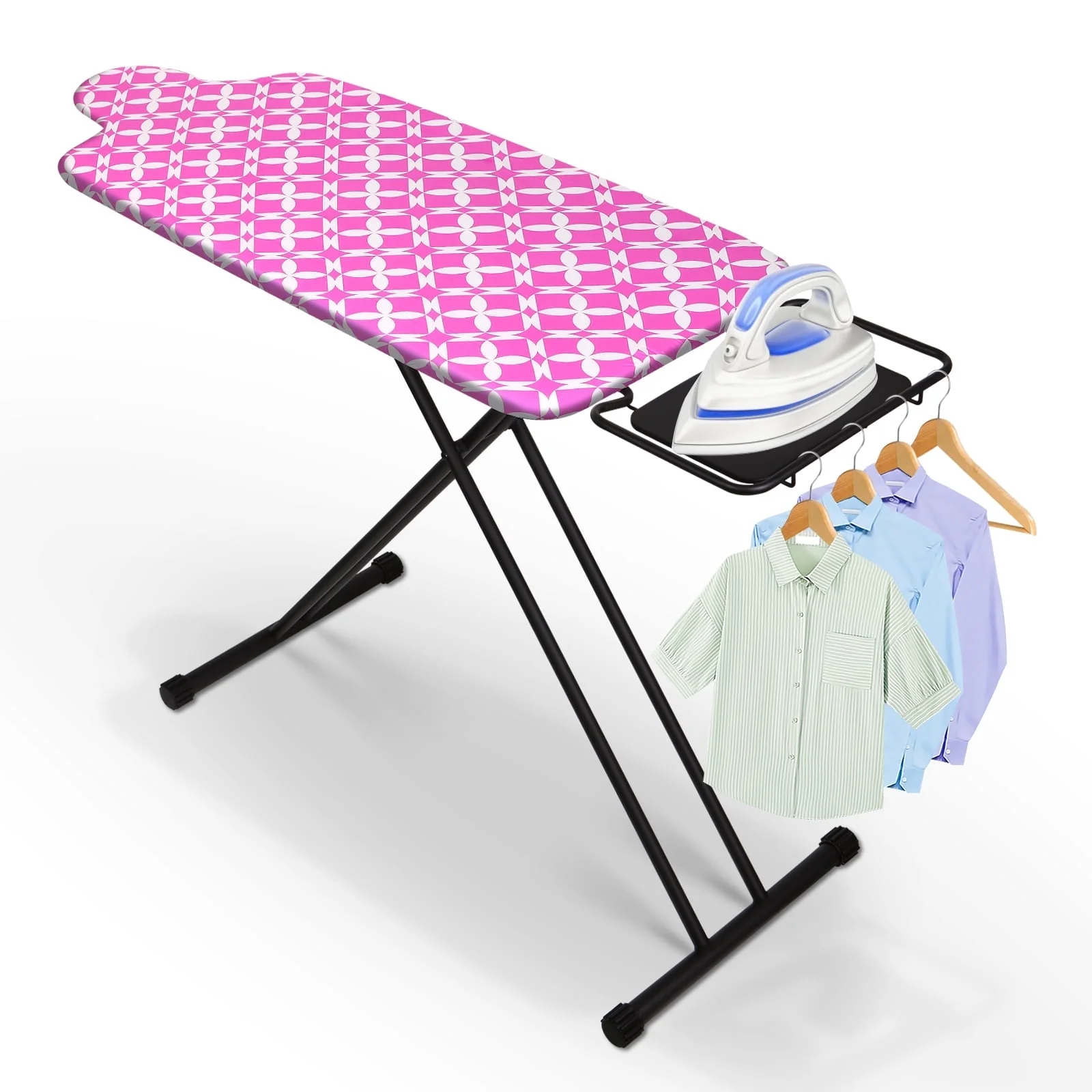 KDJ HOME Slieton Extra Large Ironing Board with Hang Rail, 20-Inch Wide - Image 19