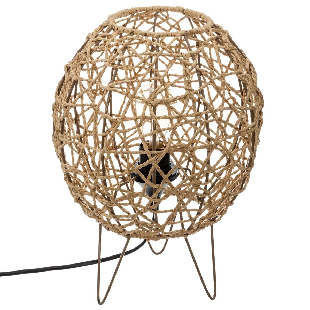 Lamp "Raahe" Beige, H.34 cm