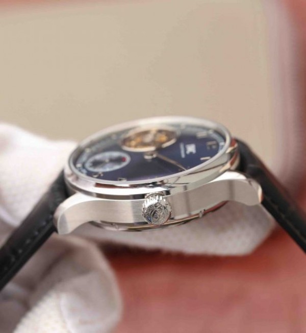 Replica IWC YLF AZ Portuguese Tourbillon Blue Dial A98900 - Top club