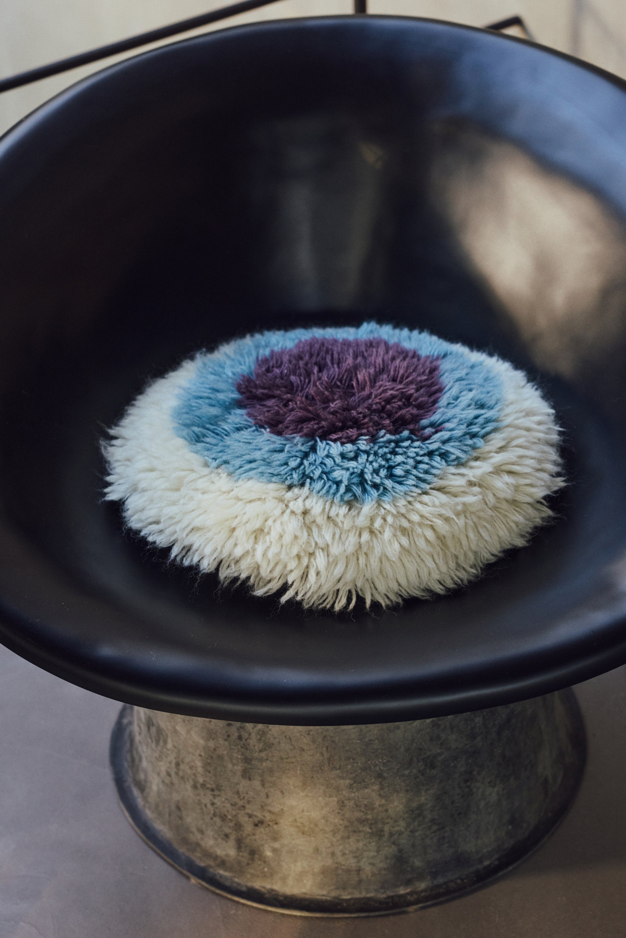 HKliving Fluffy Sierkussen Ø 40 cm - Eye Catcher