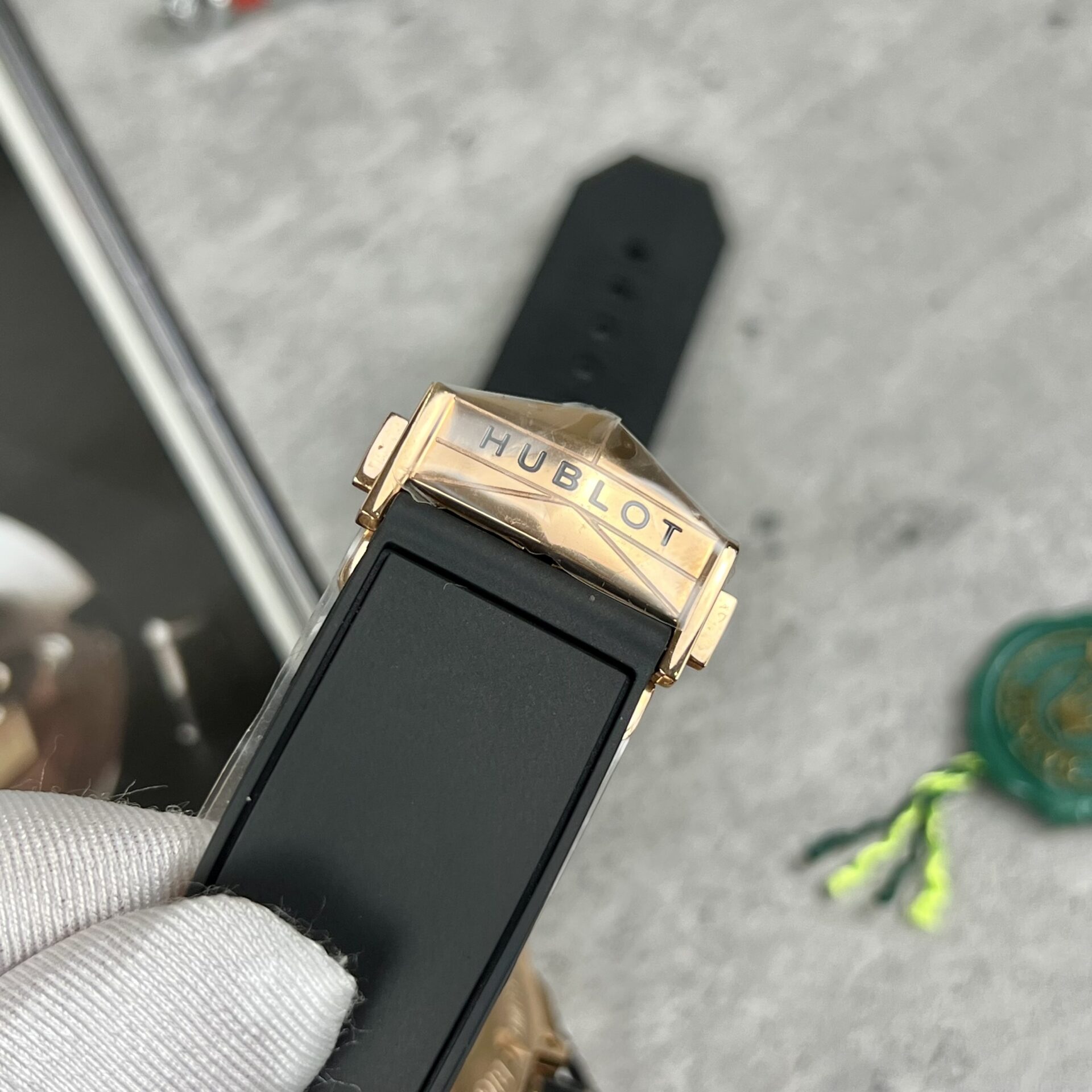 Hublot Replica Watch Big Bang Sang Bleu II King Gold Diamond 45mm - Top club