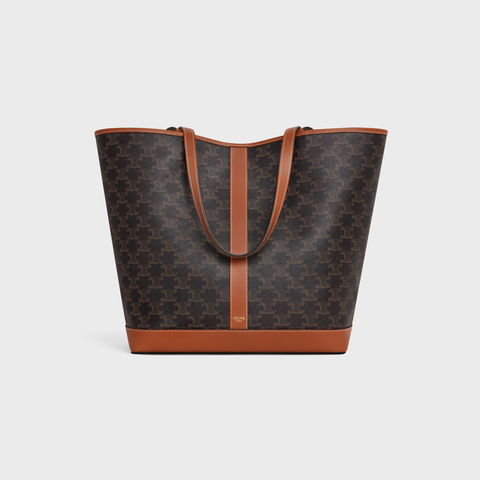 Replicate MEDIUM CABAS IN TRIOMPHE CANVAS AND CALFSKIN TAN(1:1 replica)1:1High-quality replica