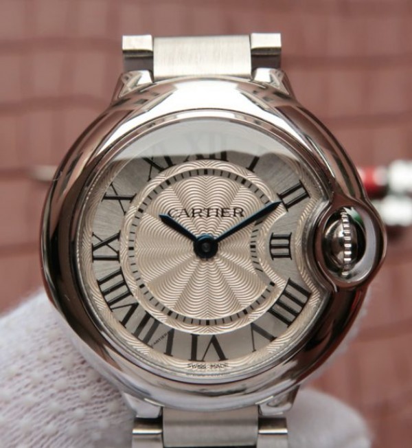 Replica Cartier Ballon Bleu Ladies 28mm SS White Dial SS Bracelet Ronda Quartz - Top club