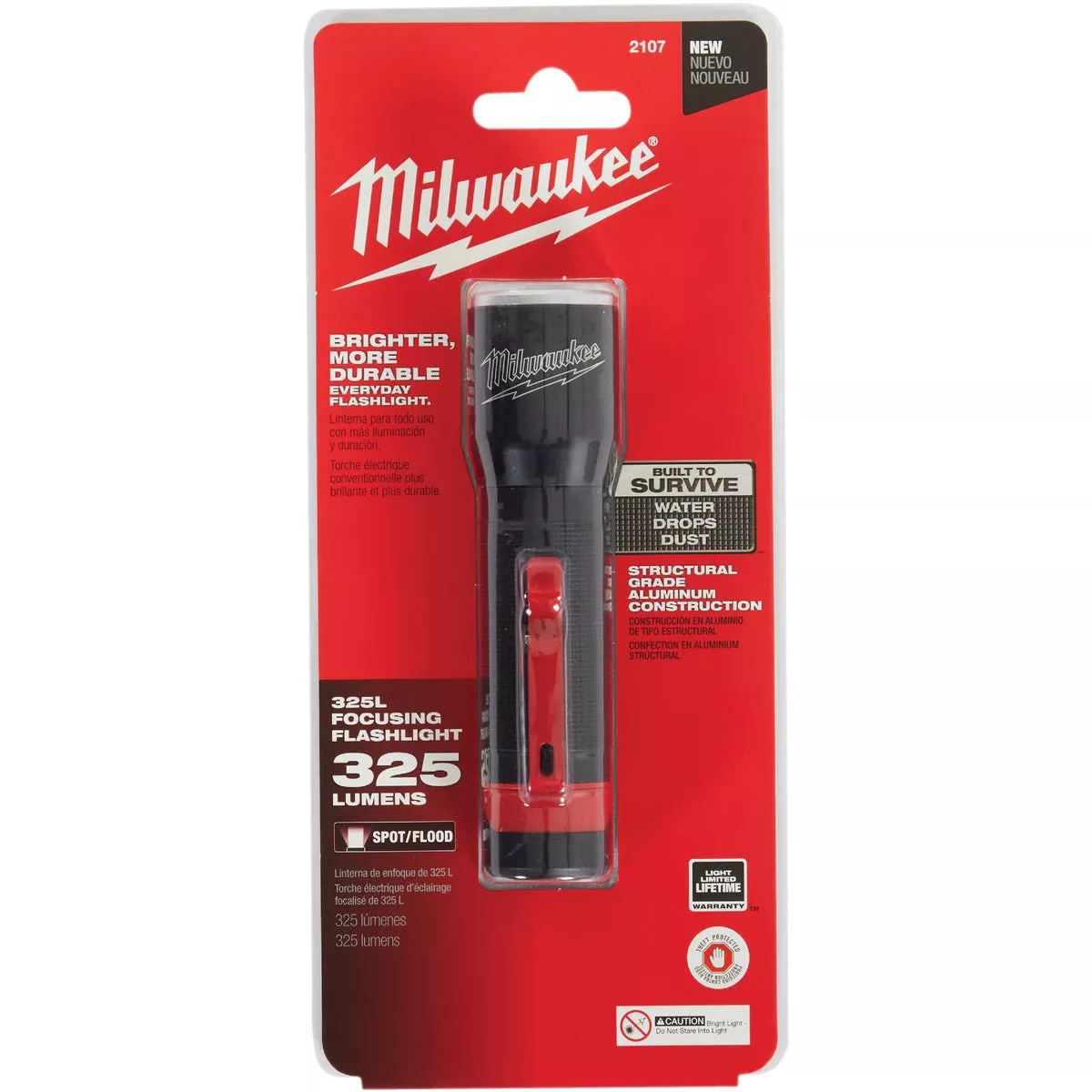 Milwaukee 325 Lm. Focusing LED Flashlight
