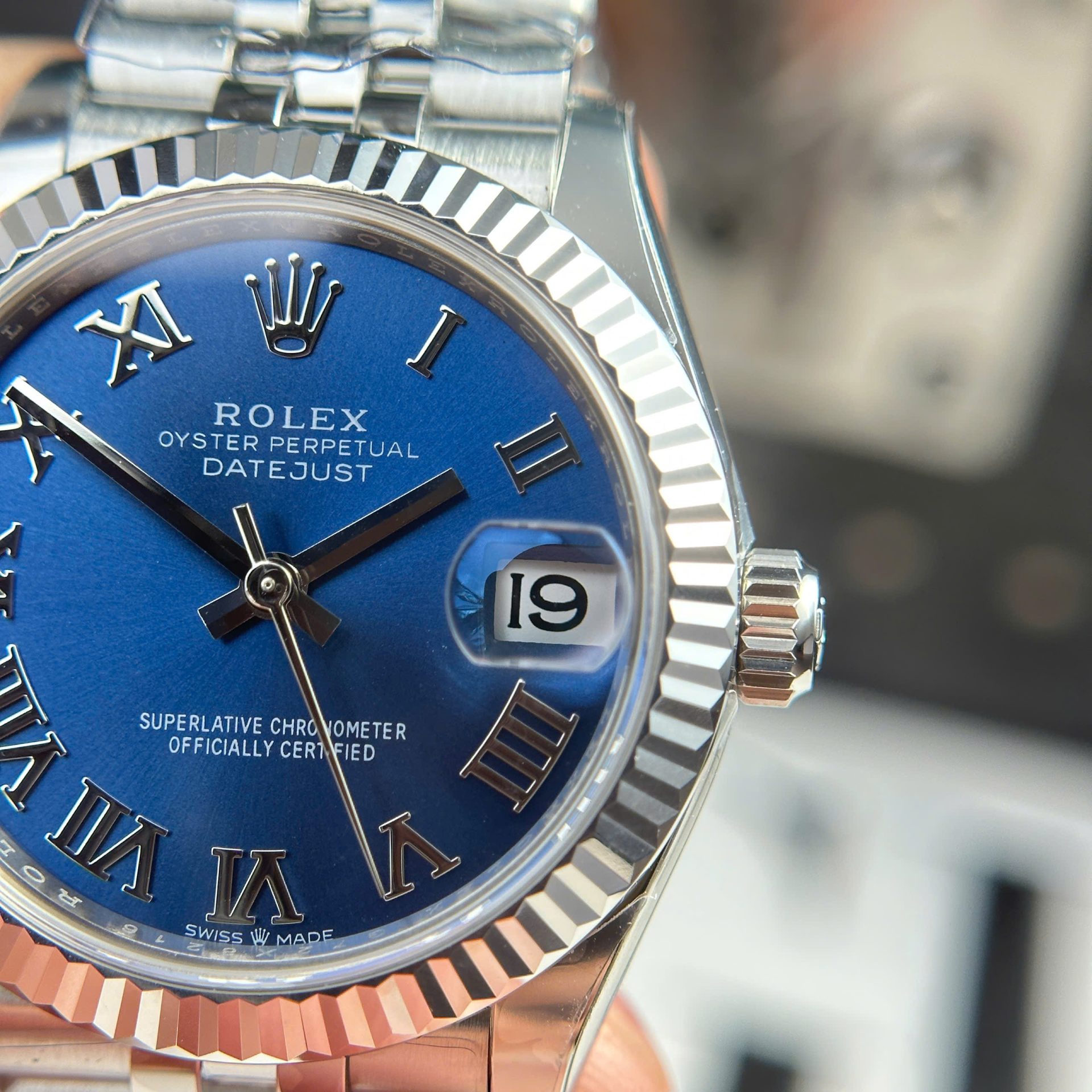 Rolex DateJust Clone Watches Dial Blue Jubilee Strap THB Factory 31mm - Top club