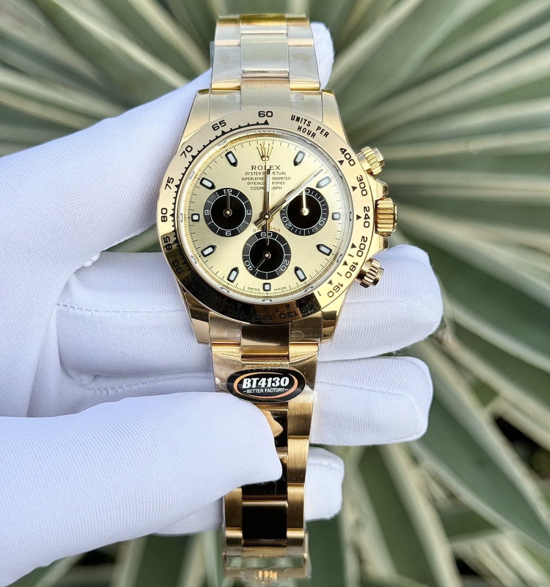 Rolex Daytona 116508 Replica Watch Yellow BT Factory 40mm - Elite Watch Atelier