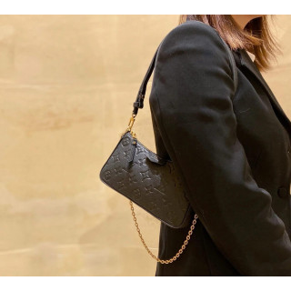 Louis Vuitton Monogram Empreinte Easy Pouch On Strap Black1:1High-quality replica