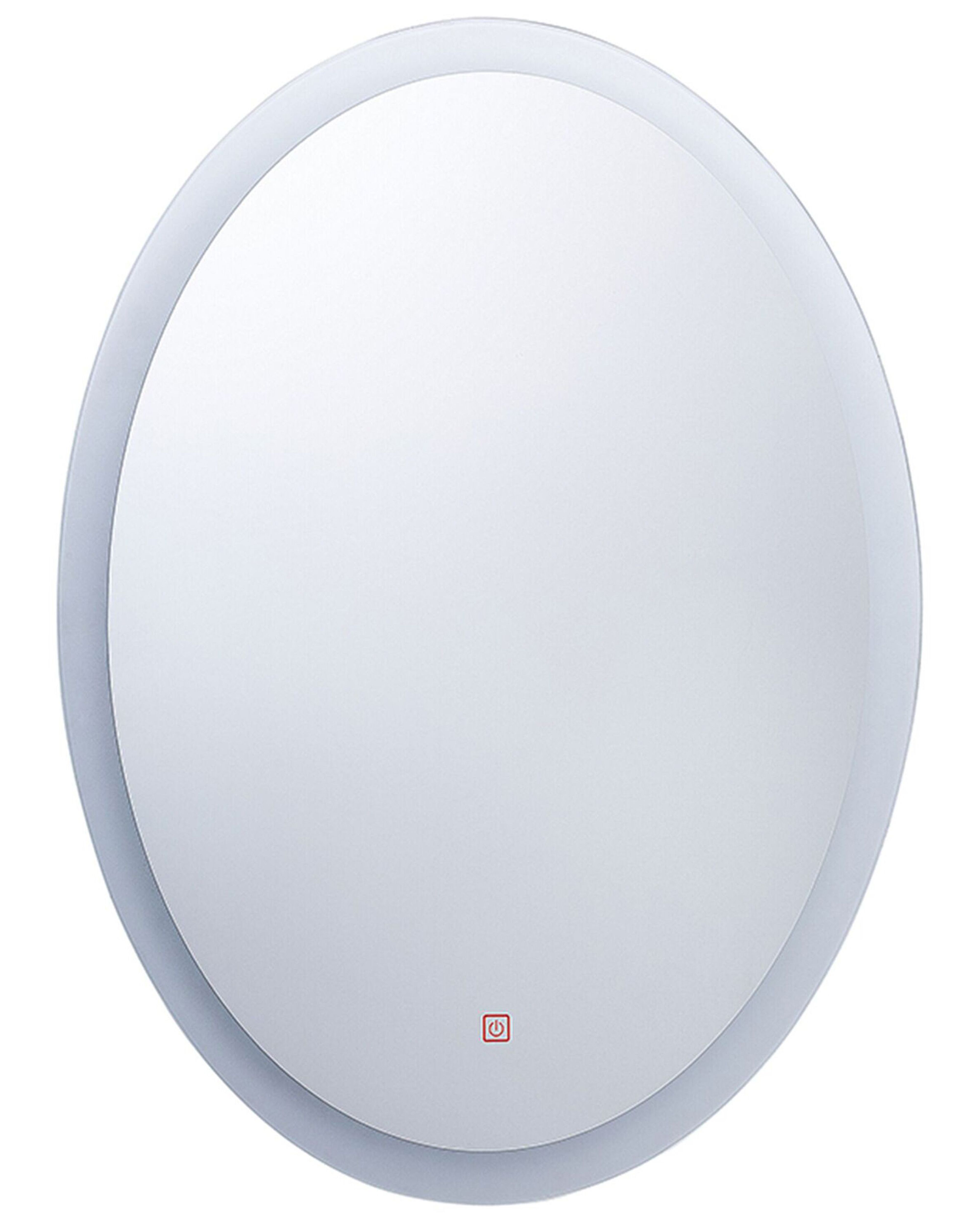 LED Bathroom Mirror VIRIAT 60 cm 80 cm Silver