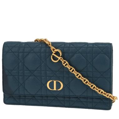 Dior Caro shoulder bag in black leather cannage1:1High-quality replica