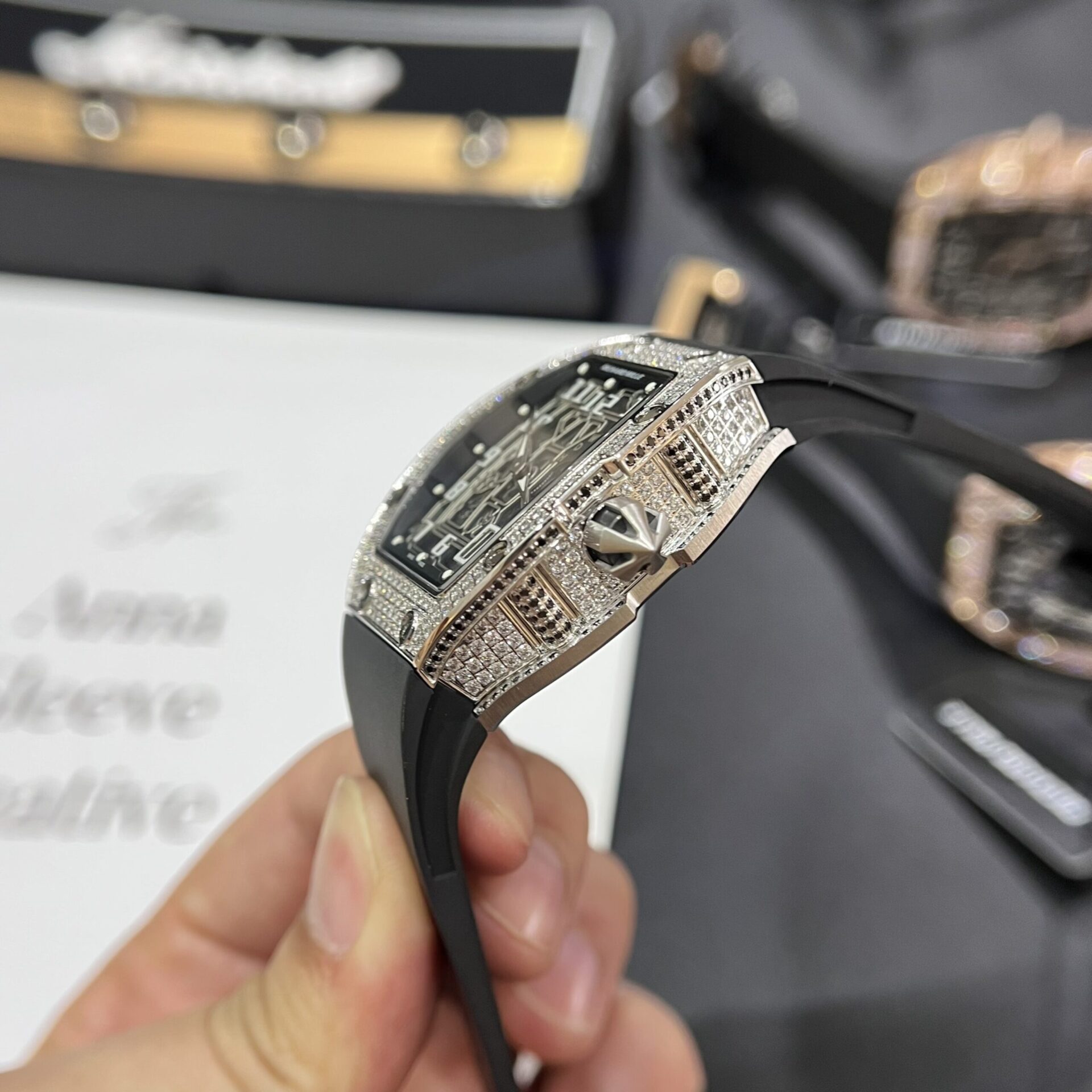 Richard Mille Replica Watch RM67-01 Rubber Strap 40mm - Top club