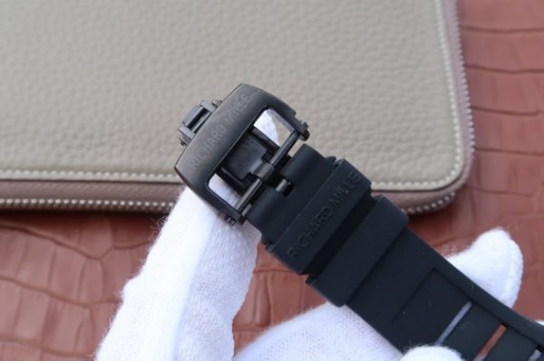 Replica Richard Mille RM027 PVD Skeleton Dial Black Rubber Strap 6T51 - Top club