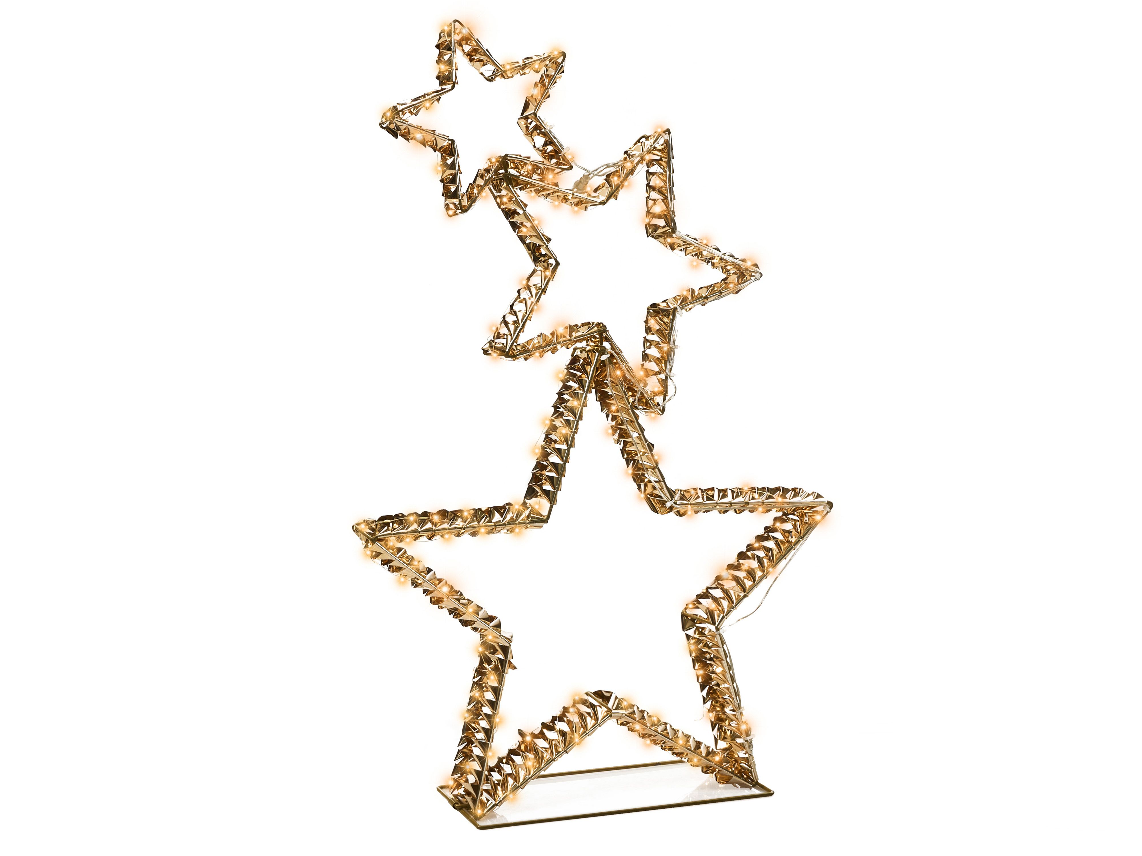 Outdoor Decoration LED BURESO Star 80 cm Gold