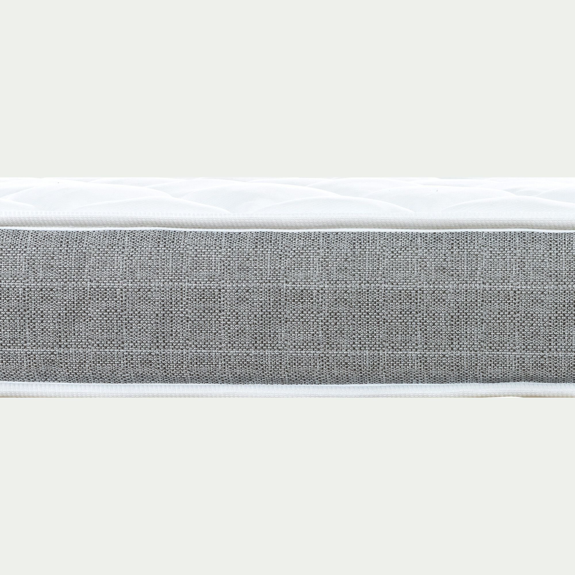MADIE - Matelas alinea en mousse accueil équilibré 15cm 90x190cm - blanc