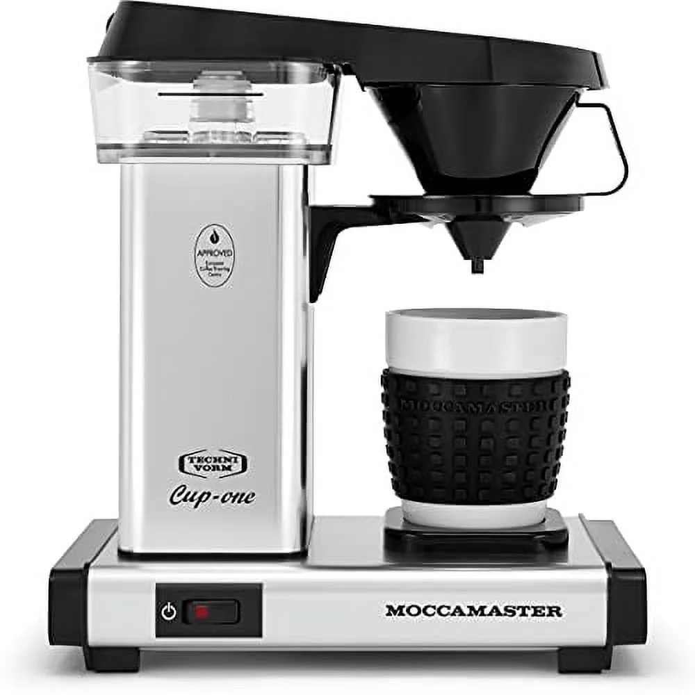 Technivorm 69212 Moccamaster Single Cup Polished Silver Coffee Maker
