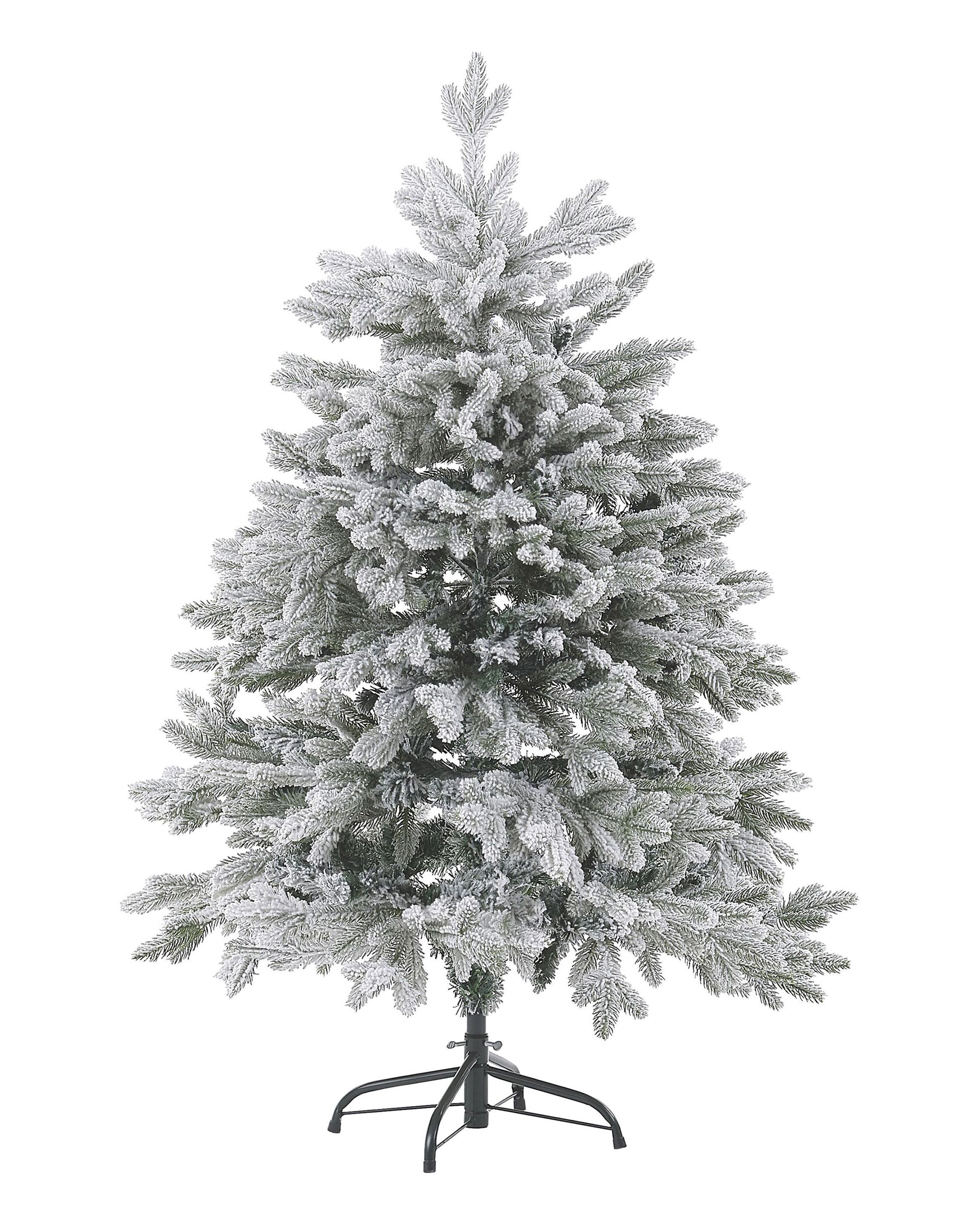 Artificial Snowy Christmas Tree FORAKER 120 cm White