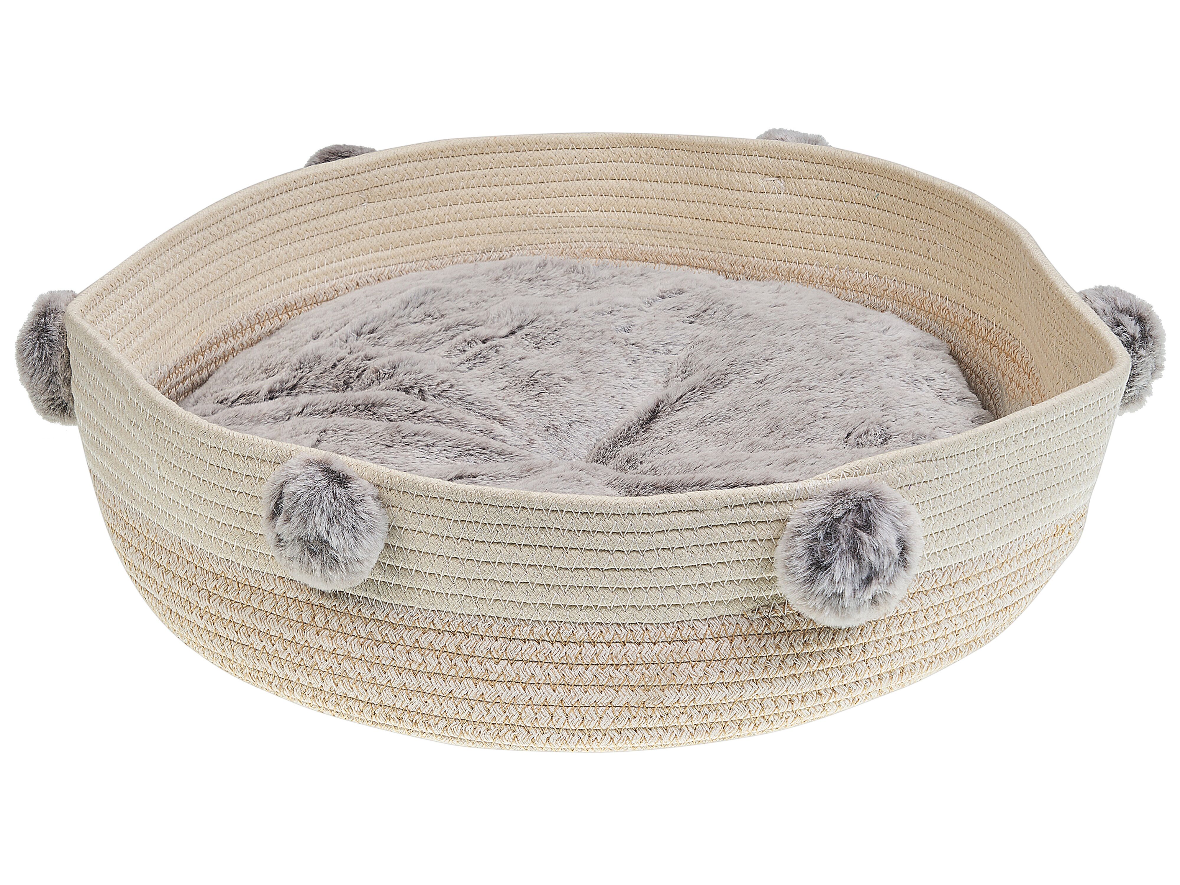 Pet Bed ORTACA Cotton Light Beige
