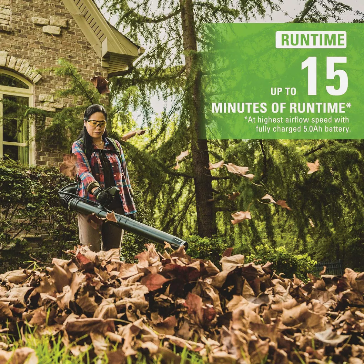 Greenworks 80V 750 CFM 180 MPH Cordless Single-Port Backpack Leaf Blower with 4.0 Ah Battery & Charger
