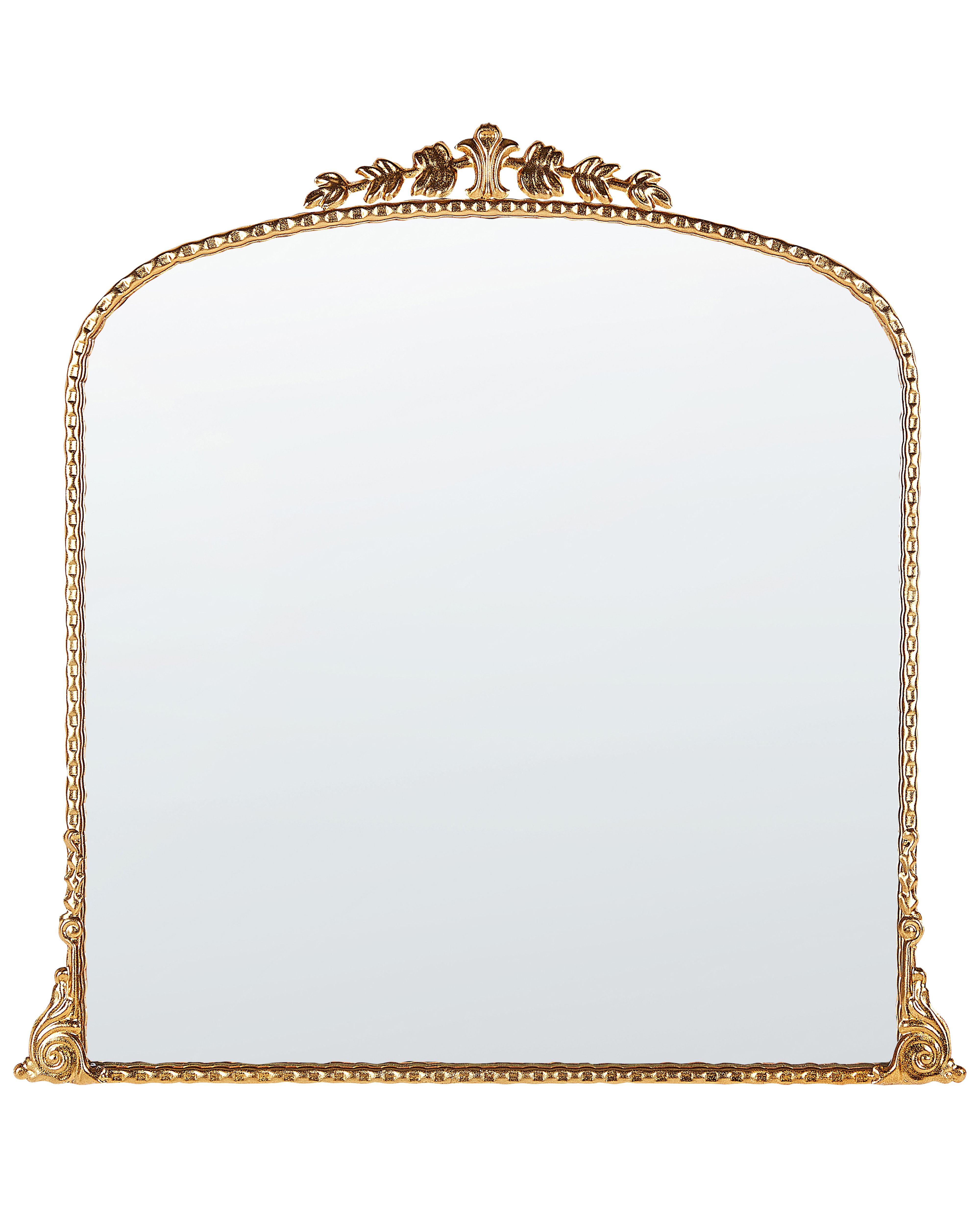 Wall Mirror LIVRY 71 cm 71 cm Metal Gold