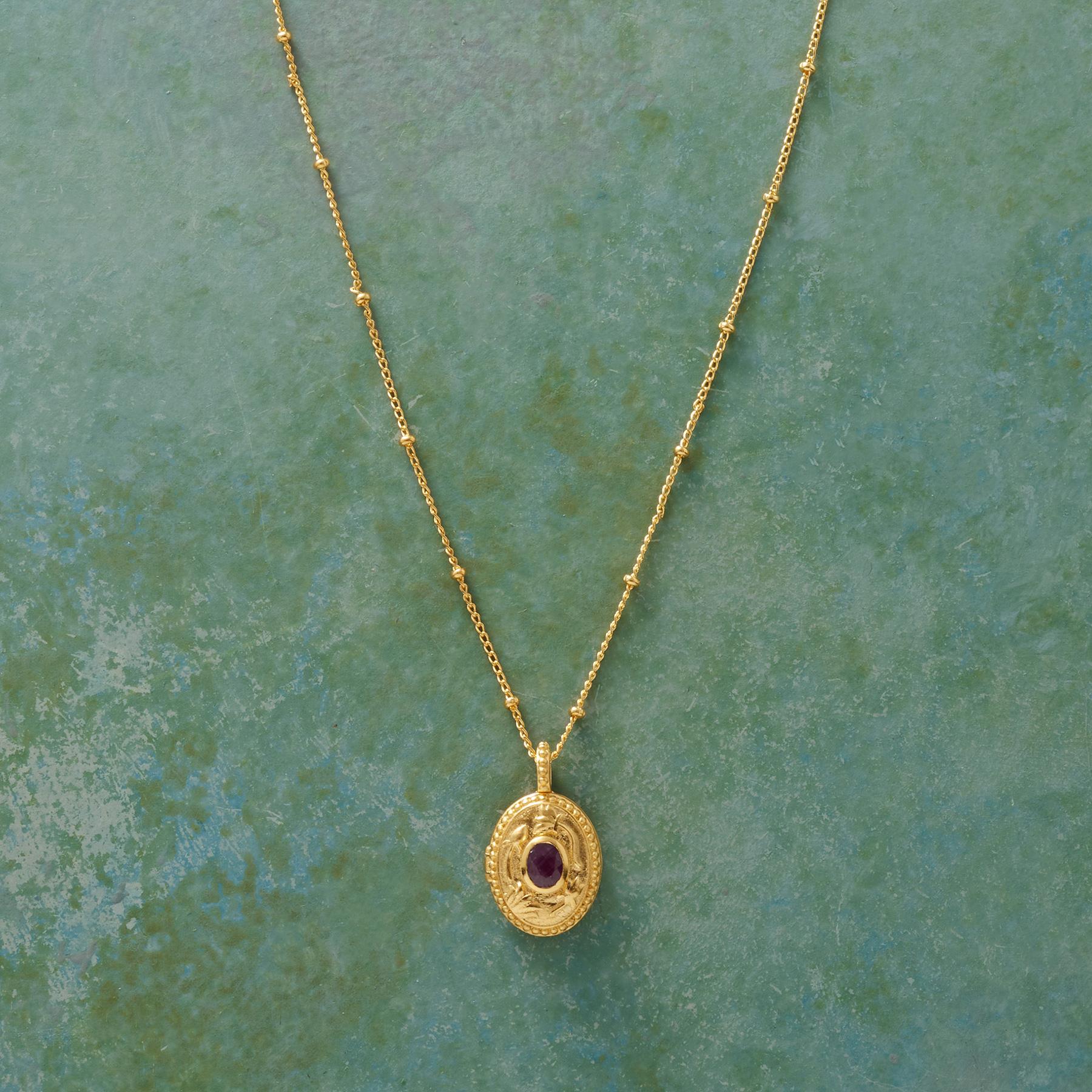 Gold Vermeil Birthstone Locket - Sundance Clothing