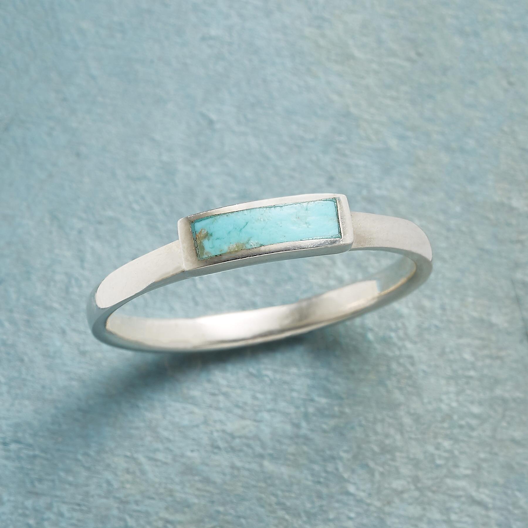 Slimline Turquoise Ring - Sundance Clothing
