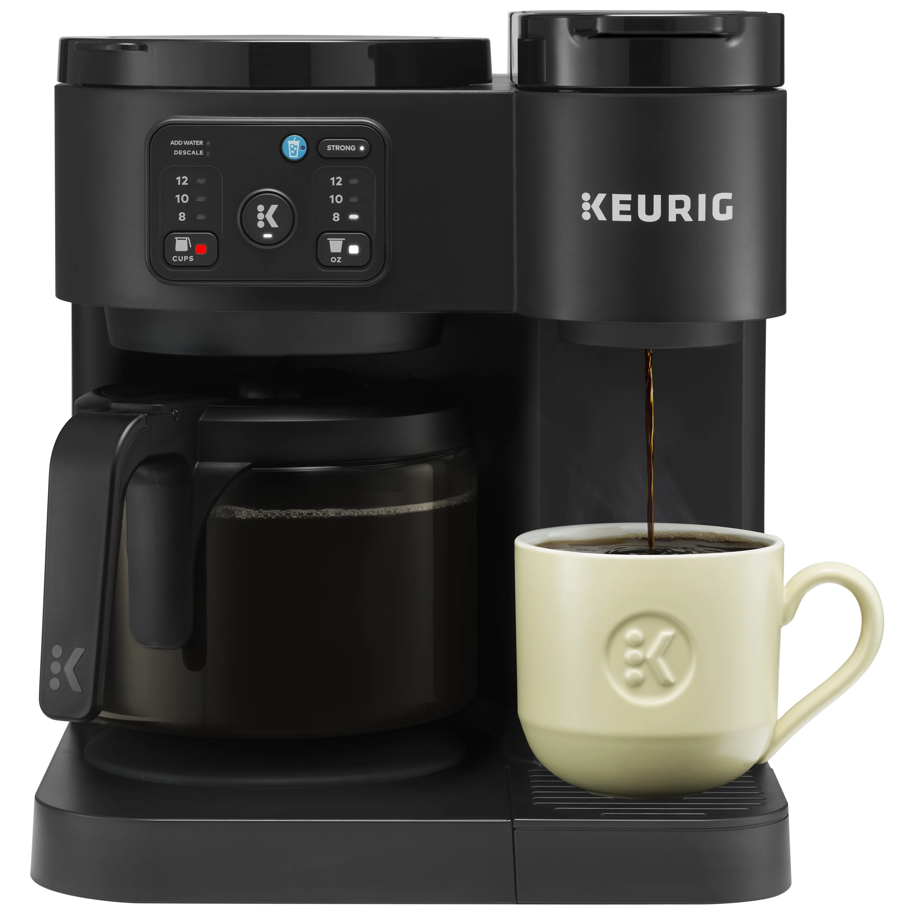 Keurig K-Duo Essentials, Hot & Iced Single-Serve K-Cup Pod Coffee Maker & Carafe, Moonlight Grey - Image 18