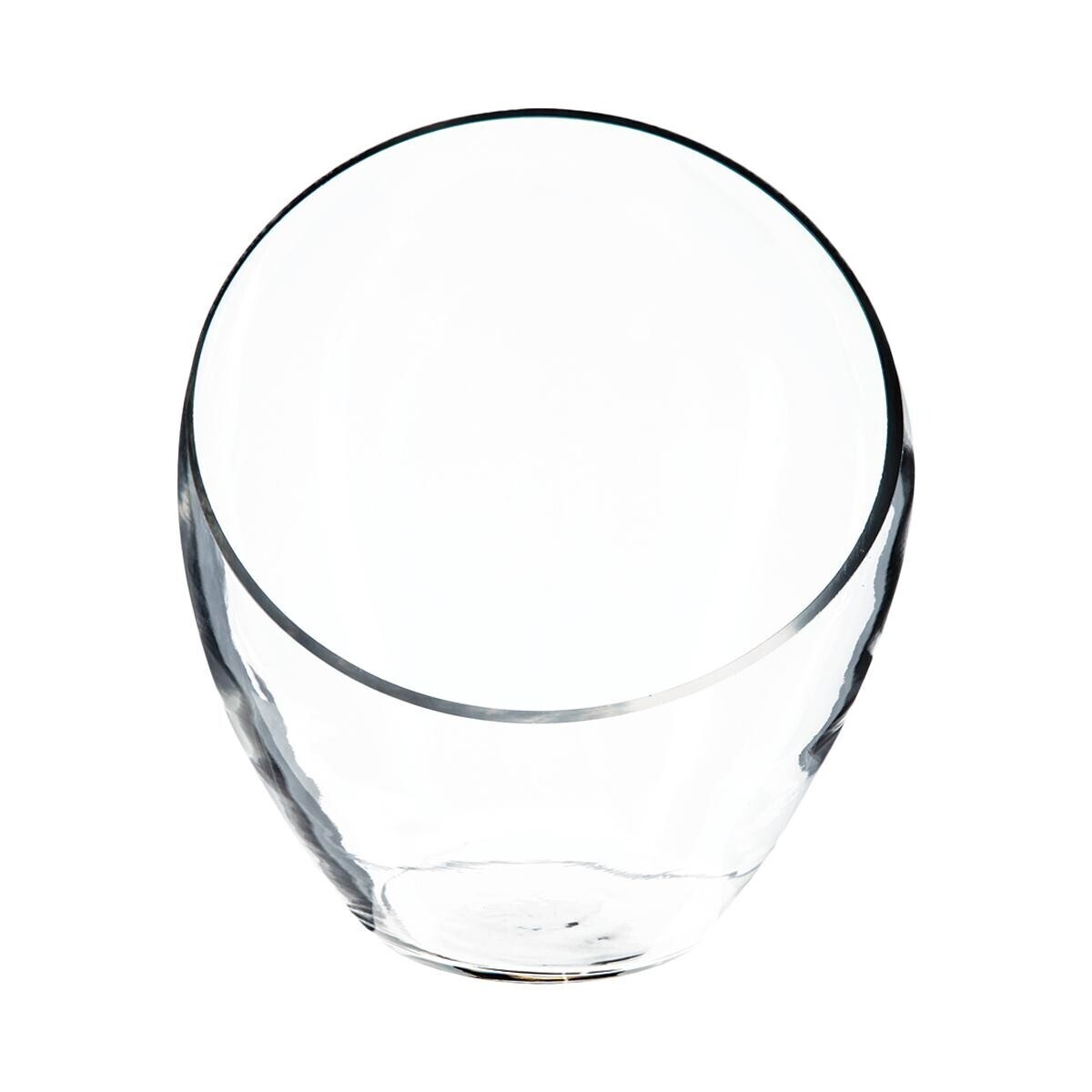 Bowl cup on stand Glass, H.22 cm