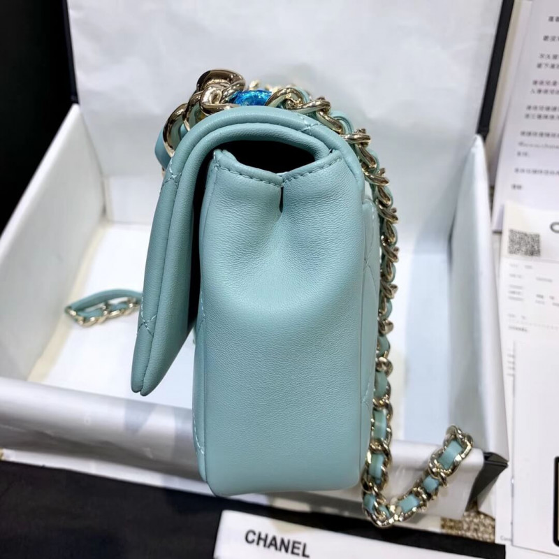 Replica Chanel Flap Bag With Large Bi-Color Chain As13531:1High-quality replica